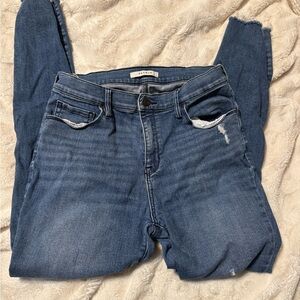 PacSun Classic Blue high rise jeggings